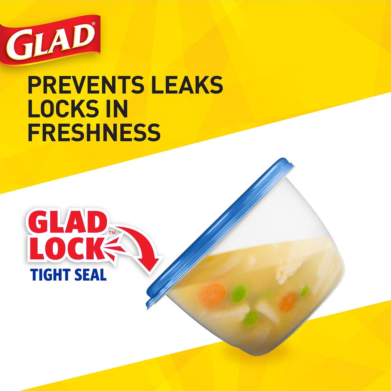 Product image of Glad Food Storage Containers Family Sized 104 oz 3 ct 104 oz 3 Count