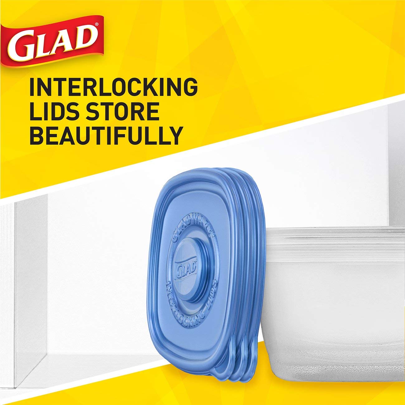 Product image of Glad Food Storage Containers Family Sized 104 oz 3 ct 104 oz 3 Count