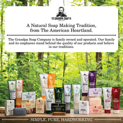 Product image of The Grandpa Soap Company Pine Tar Bar Soap 3-in-1 Cleanser Deodorizer and Moisturizer Each 4.25 oz 4.25 oz