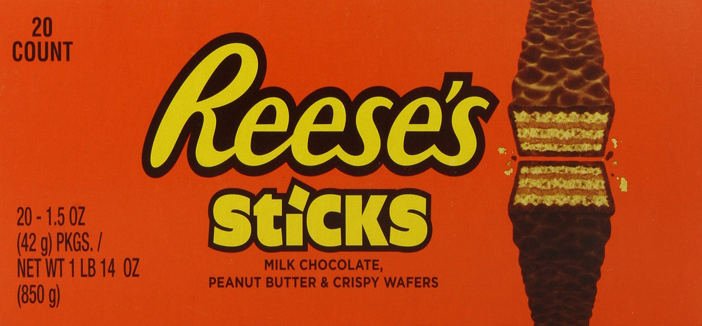 Product image of REESE'S Peanut Butter Candy Sticks 1.5 oz 1.5 oz Pack of 20