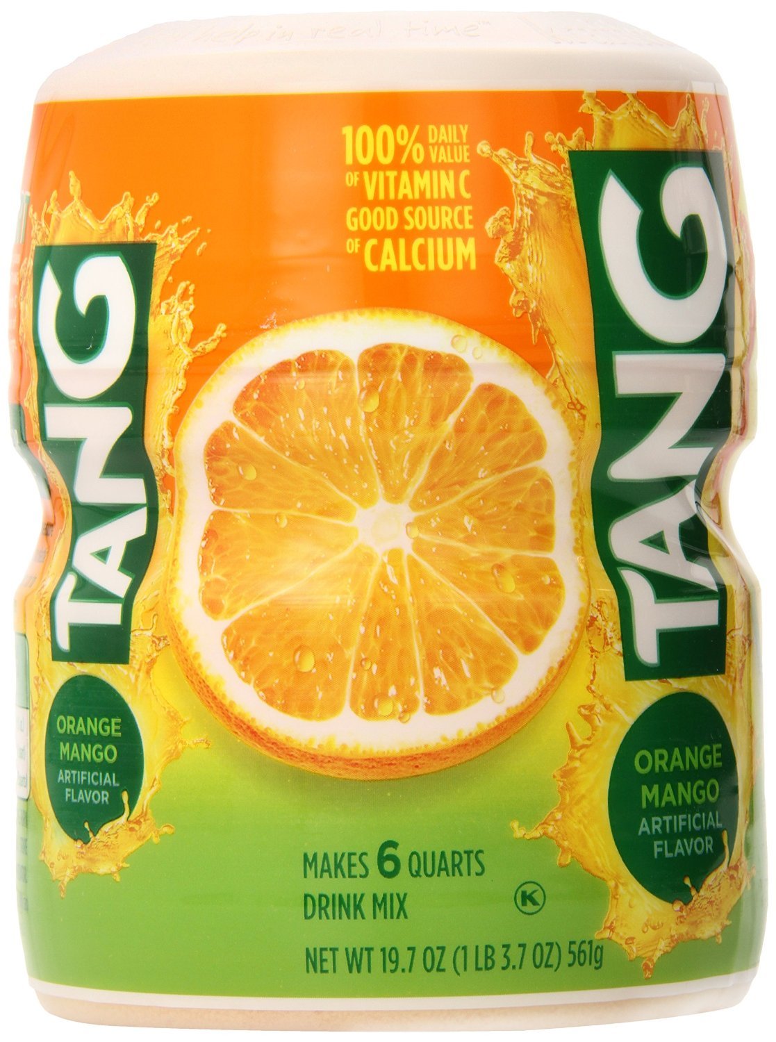 Product image of Tang Orange Mango Drink Mix 19.7 oz 19.7 oz Pack of 3