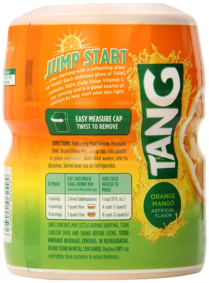 Product image of Tang Orange Mango Drink Mix 19.7 oz 19.7 oz Pack of 3