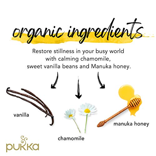 Product image of Pukka Organic Tea Bags Chamomile Vanilla and Manuka Honey Herbal Tea 20 ct Pack of 6