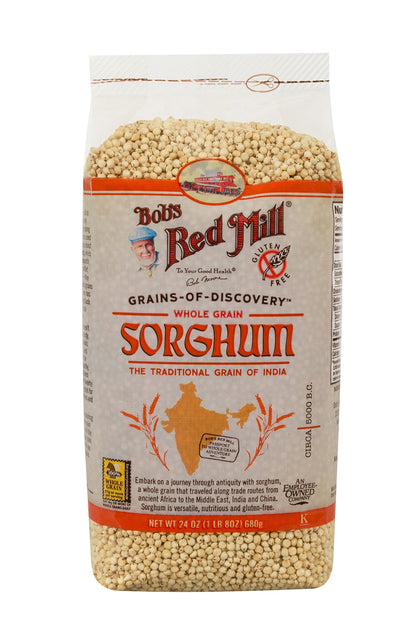 Product image of Bob's Red Mill Gluten Free Sweet White Sorghum Grain 24-oz Pack of 4