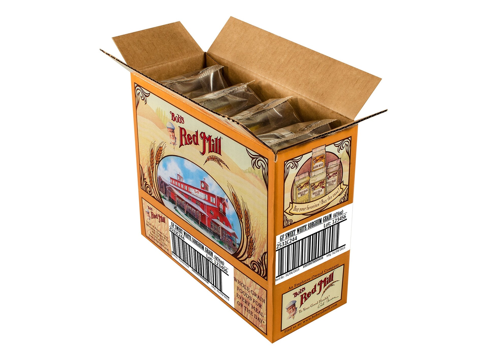 Product image of Bob's Red Mill Gluten Free Sweet White Sorghum Grain 24-oz Pack of 4