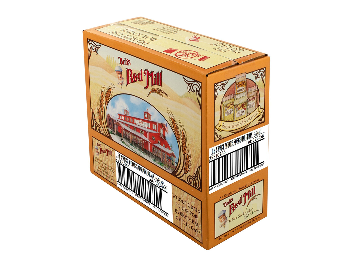 Product image of Bob's Red Mill Gluten Free Sweet White Sorghum Grain 24-oz Pack of 4