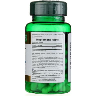 Product image of Nature's Bounty Melatonin Capsules 60 ct Pack of 4
