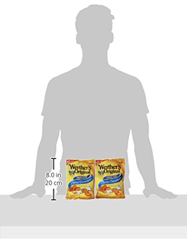 Product image of Werther's Original Chewy Sugar Free Caramel Candy Bags 2.75 oz 2.75 oz Pack of 12