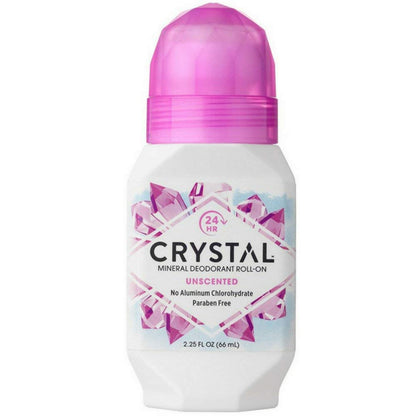 Product image of Crystal Essence Mineral Body Deodorant Roll-On Unscented 2.25 fl oz 2.25 fl oz Pack of 6