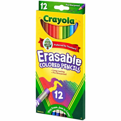 Product image of Crayola Erasable Colored Pencils Pencils Pack of 12