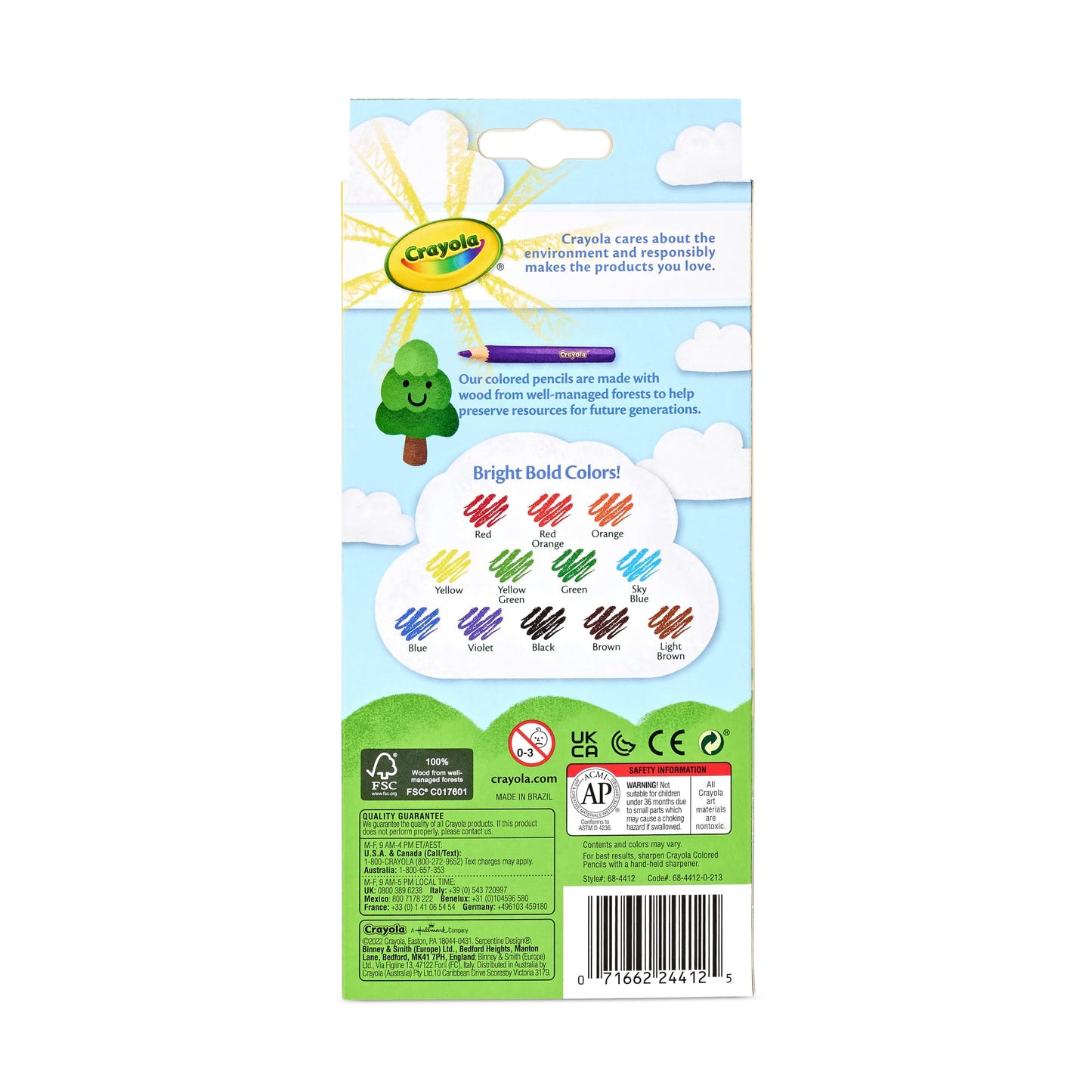 Product image of Crayola Erasable Colored Pencils Pencils Pack of 12
