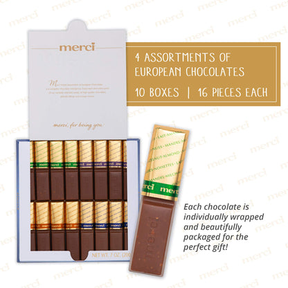 Product image of Merci Finest Assorted Milk Chocolate Candy Gift Box 7 oz 7 oz Pack of 10
