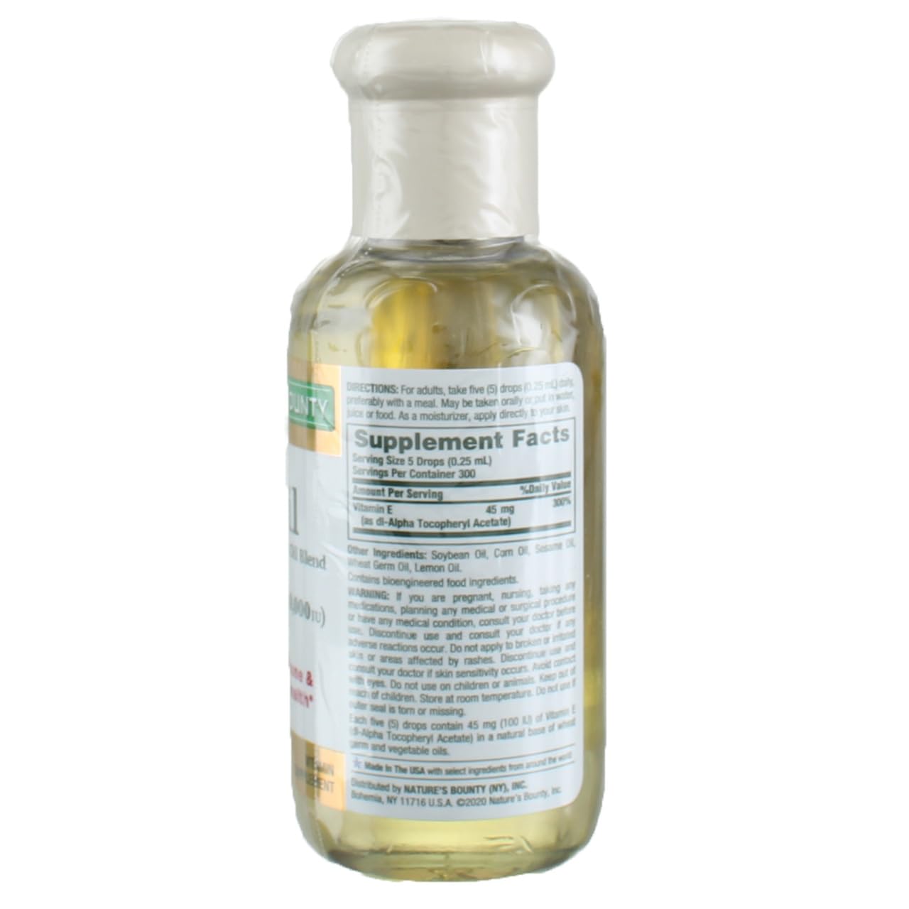 Product image of Nature's Bounty Vitamin E Oil 30 000iu 2.5 Fl. Oz