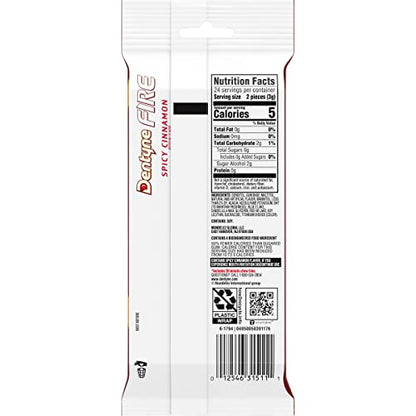 Product image of Dentyne Fire Spicy Cinnamon Sugar Free Gum 16 Pieces Pack of 3