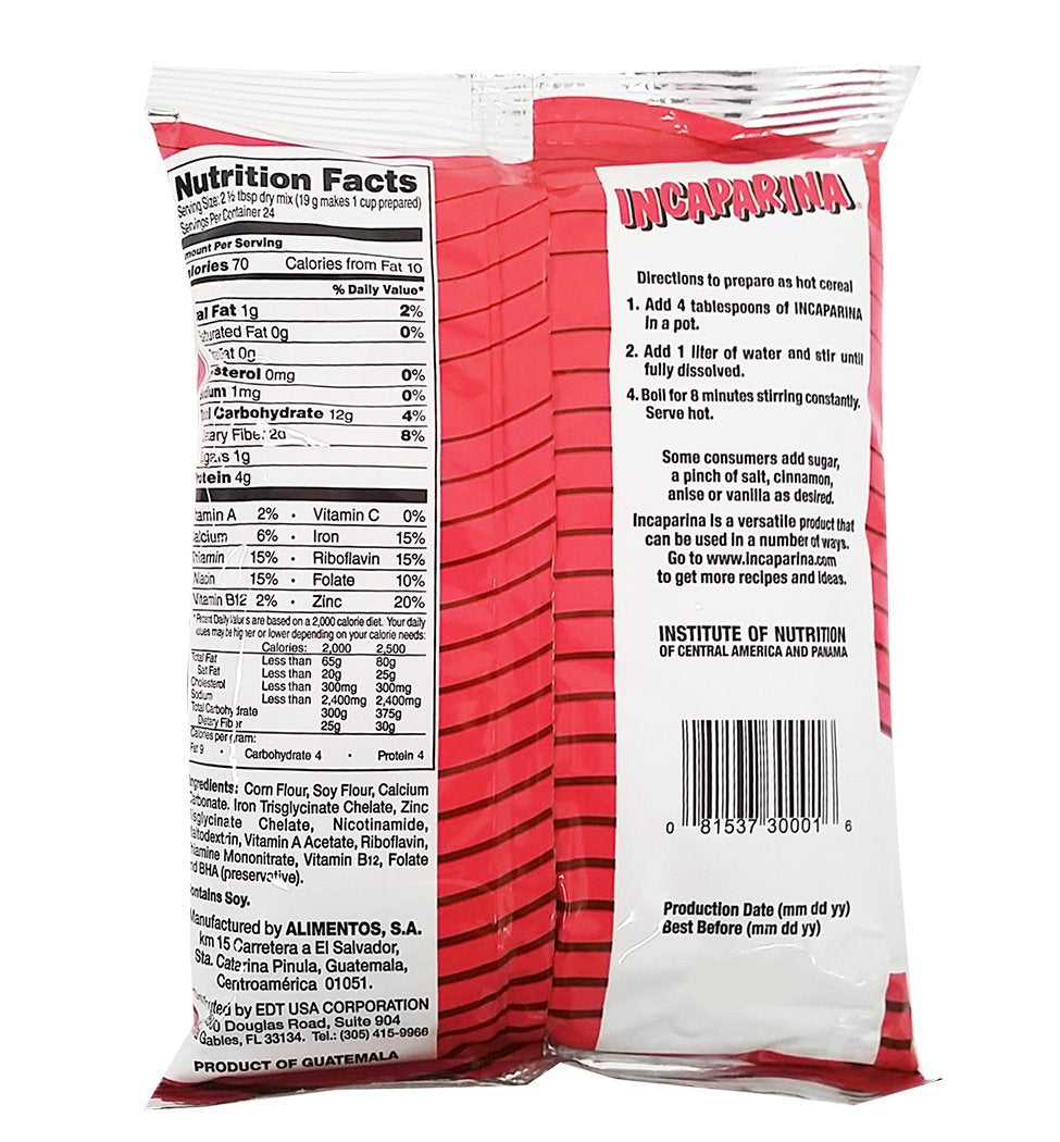 Product image of Incaparina Hot Cereal 15.9 oz 15.9 oz Pack of 6