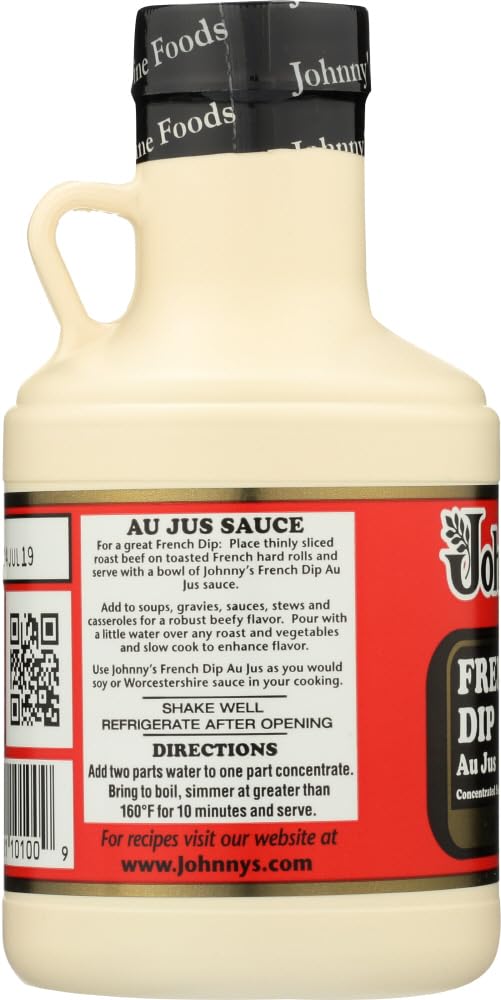Product image of Johnny's French Dip Concentrated Au Jus Sauce 8-oz Jugs Pack of 3