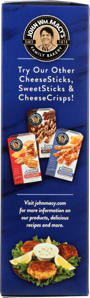 Product image of John WM. Macy's Asiago Cheddar Cheese Crisp 4.5 oz 4.5 oz