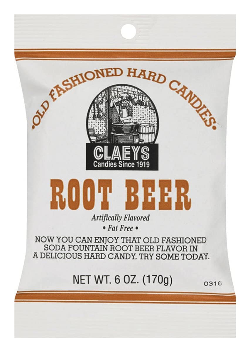 Claeys Old Fashioned Hard Candy Variety Pack Licorice Root Beer Flavors 36 oz 6 Pack Nostalgic Sweet Treat