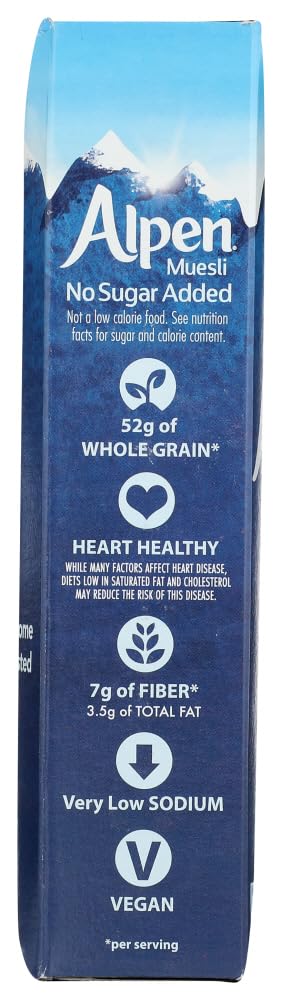 Product image of Alpen Muesli Cereal No Sugar Added 14 oz Boxes 14 oz Pack of 3