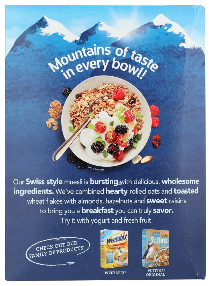 Product image of Alpen Muesli Cereal No Sugar Added 14 oz Boxes 14 oz Pack of 3