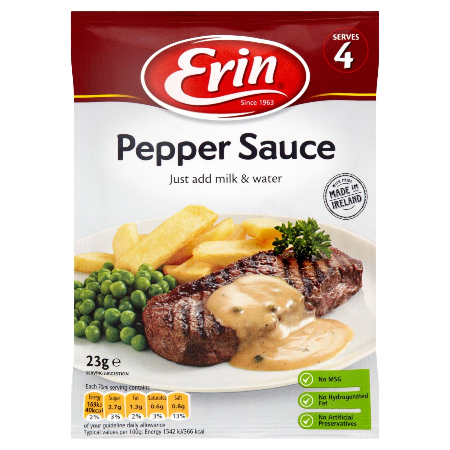 Product image of GREAT BRITISH TRADING LIMITED Pepper Sauce Sauce Mix from Ireland 0.8 oz 0.8 oz