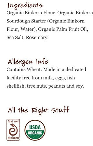 Product image of Jovial Rosemary Sourdough Einkorn Crackers 4.5 oz 4.5 oz