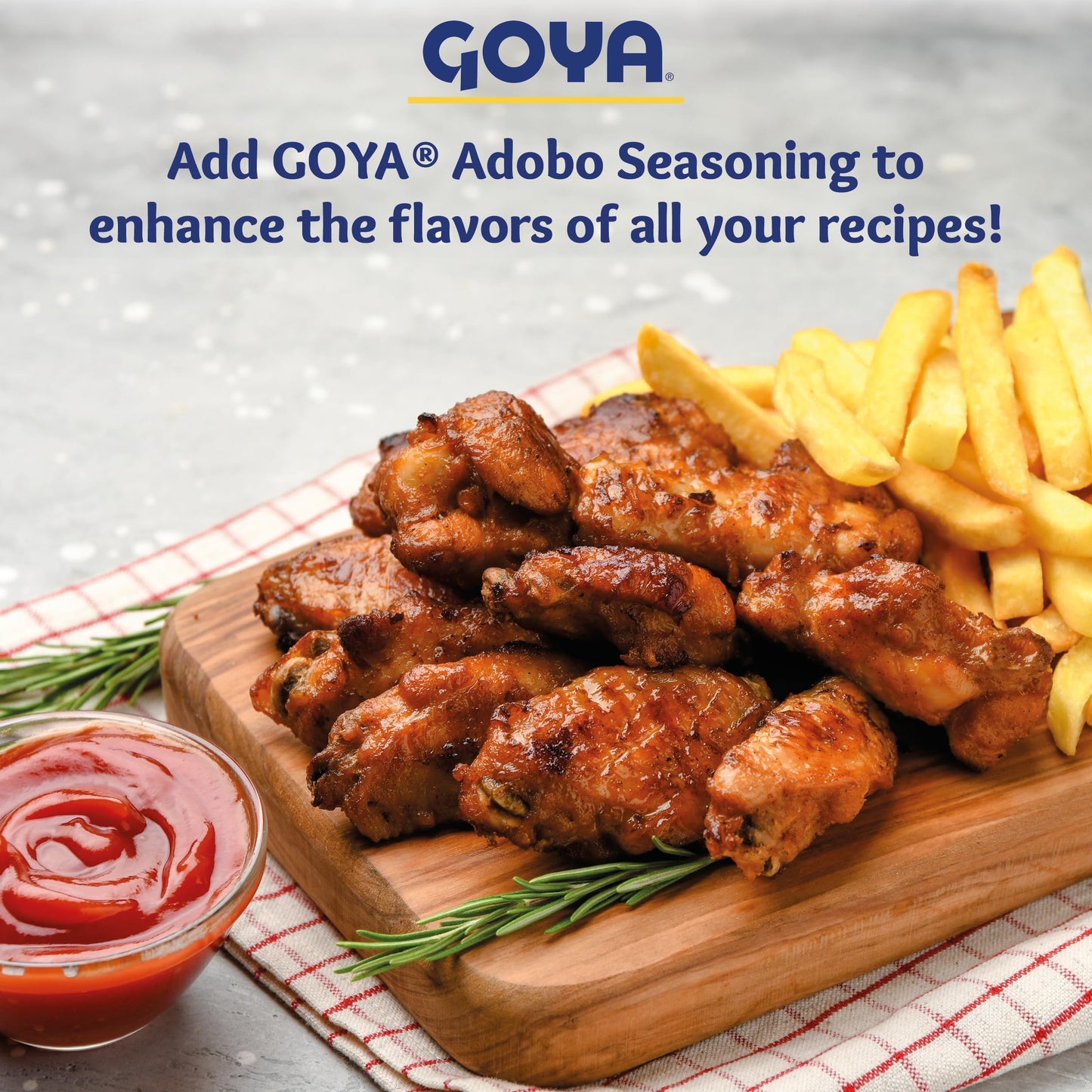 Product image of Goya Adobo Hot All Purpose Spice Latin Spicy Blend Mexican Seasoning for Poultry Seafood Meat and Vegetables
