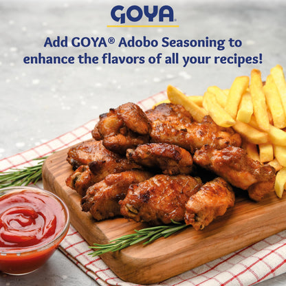 Product image of Goya Adobo Hot All Purpose Spice Latin Spicy Blend Mexican Seasoning for Poultry Seafood Meat and Vegetables