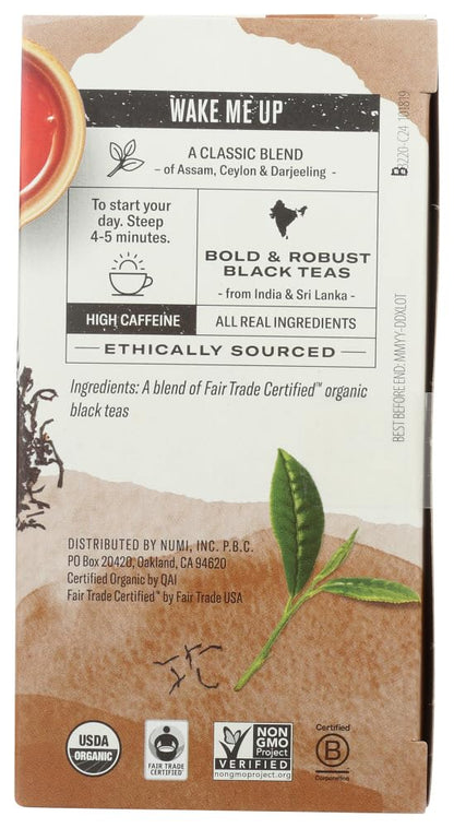 Product image of Numi Organic Tea Breakfast Blend 18 Bags Pack of 2