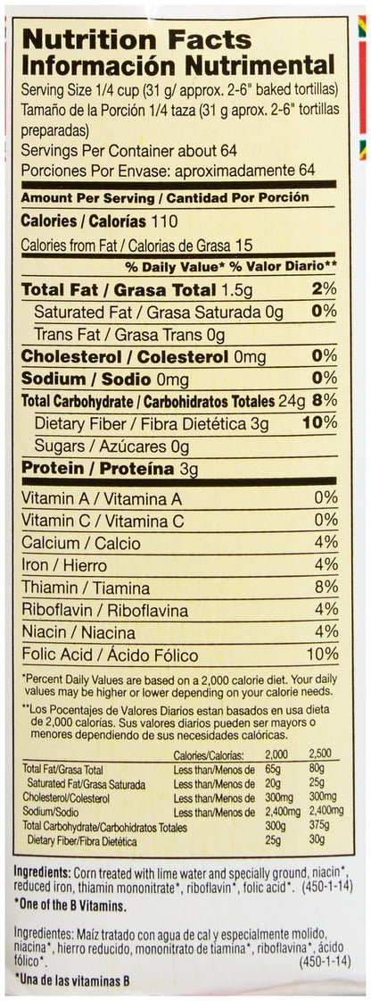Product image of Quaker Corn Masa Harina Flour 4 lb 6 oz 6 oz