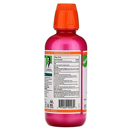 Product image of TheraBreath Healthy Smile Rinse Sparkle Mint 16 oz 16 oz
