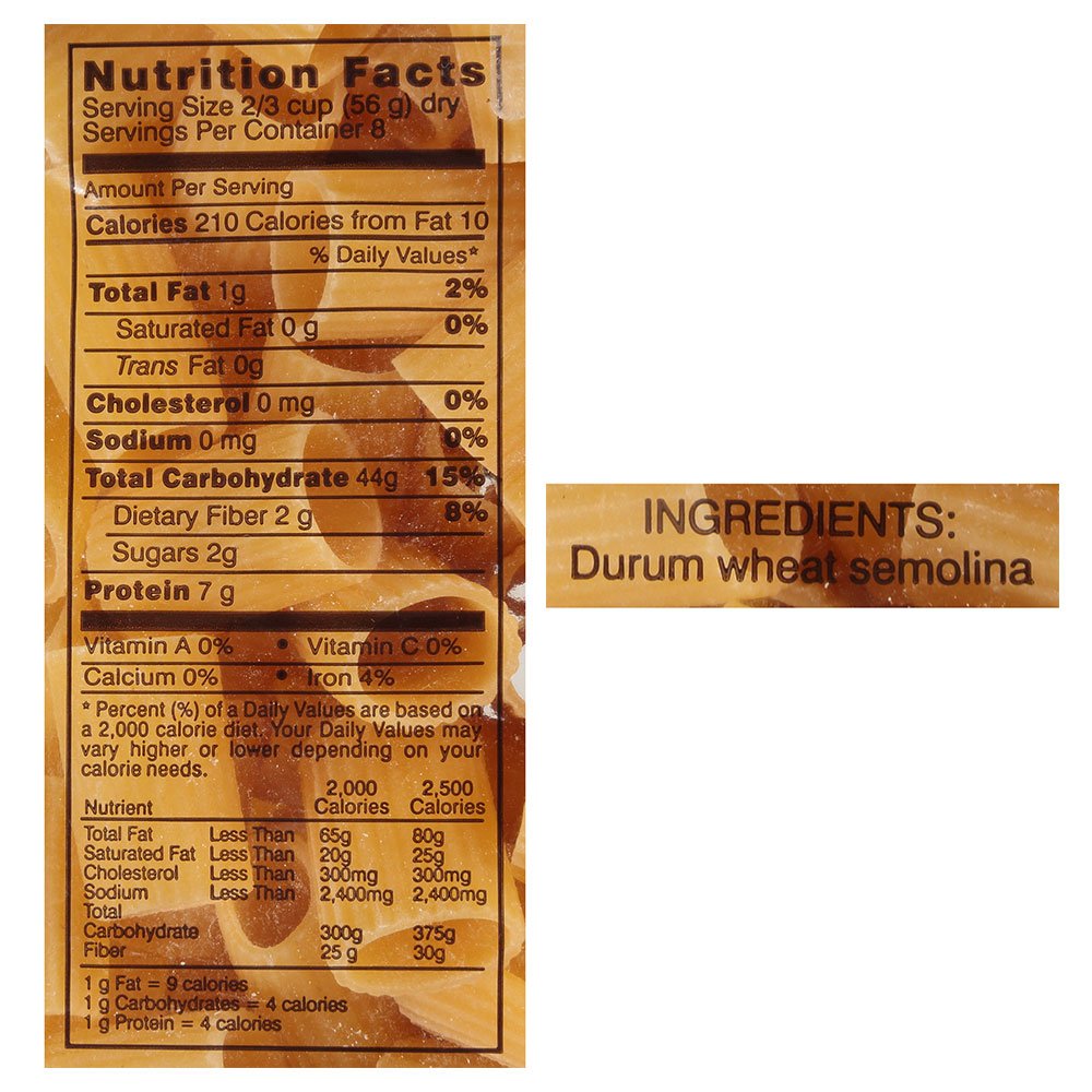 Product image of GAROFALO Mezze Maniche Rigate Pasta 1 lb
