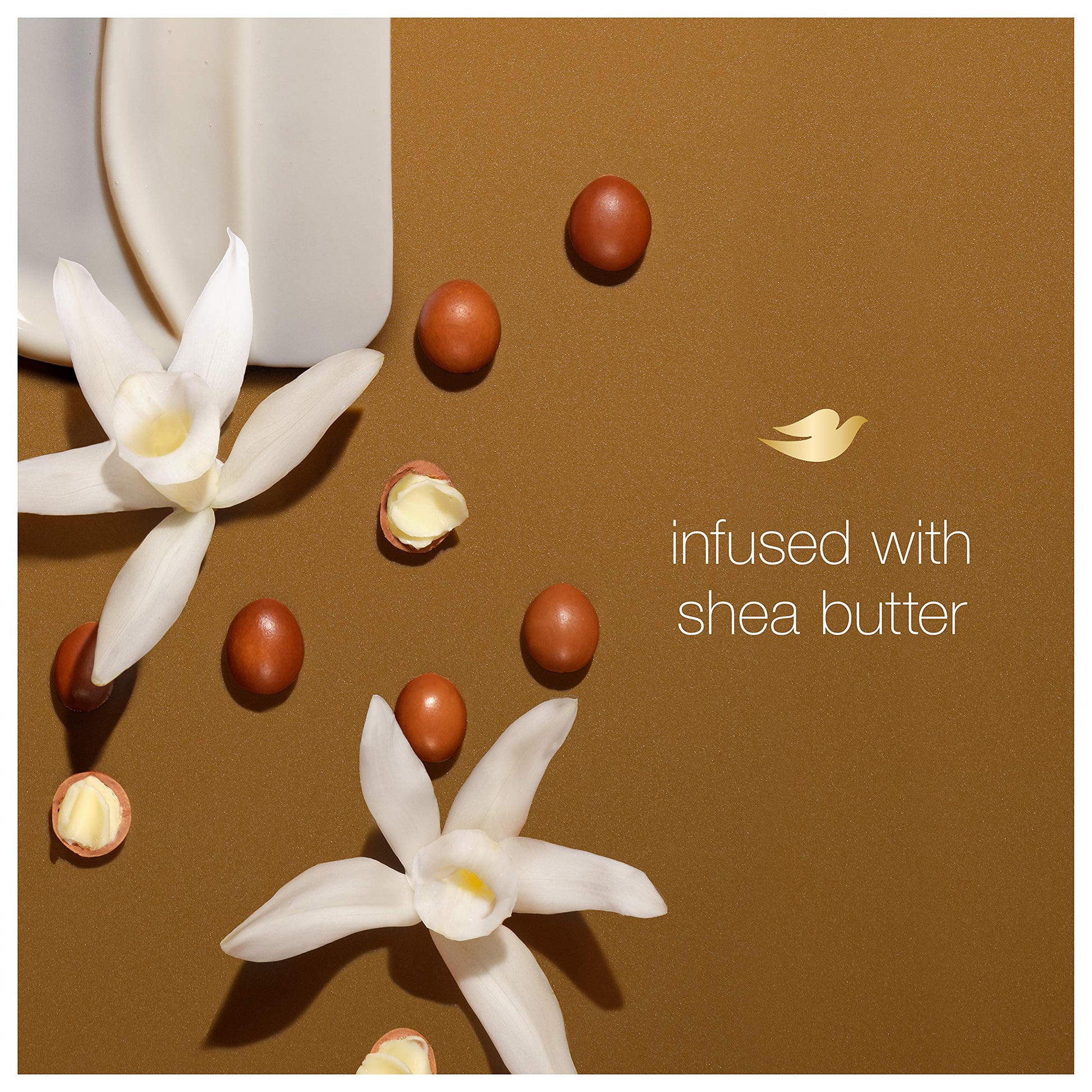 Product image of Dove Body Wash Shea Butter Warm Vanilla Nourishes and Feeds Skin Washes Away Bacteria 22 oz 22 oz Pack of 2