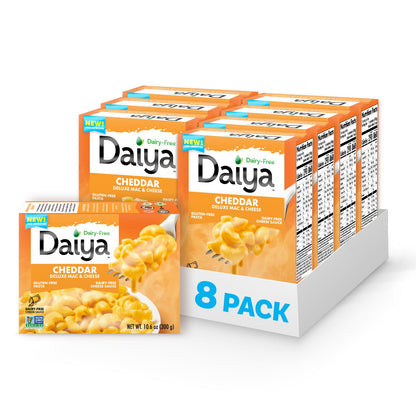 Product image of Daiya Dairy Free Gluten Free Cheddar Deluxe Mac and Cheese Vegan Plant Based Rice Pasta 10.6 oz 10.6 oz Pack