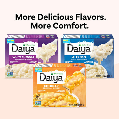 Product image of Daiya Dairy Free Gluten Free Cheddar Deluxe Mac and Cheese Vegan Plant Based Rice Pasta 10.6 oz 10.6 oz Pack