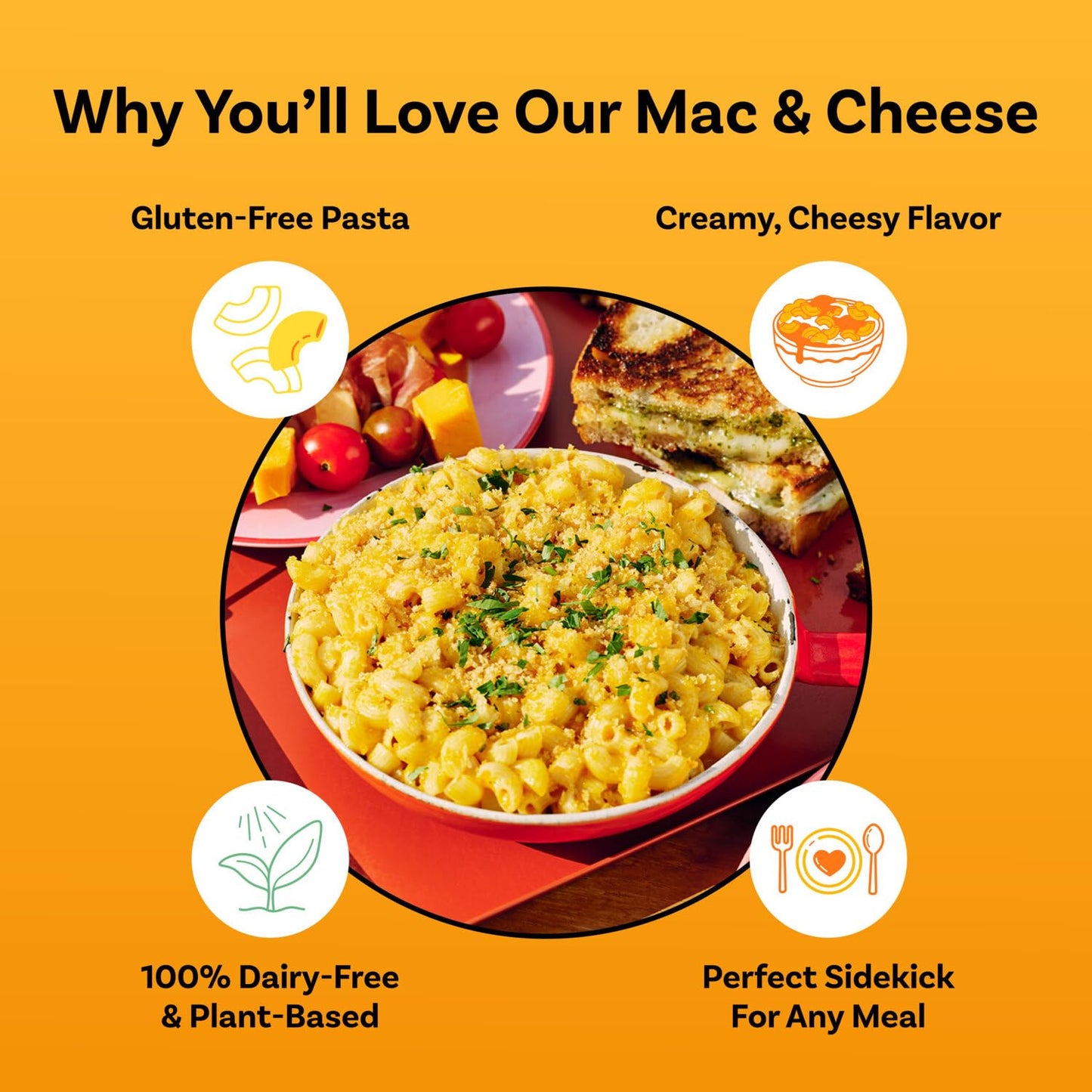 Product image of Daiya Dairy Free Gluten Free Cheddar Deluxe Mac and Cheese Vegan Plant Based Rice Pasta 10.6 oz 10.6 oz Pack