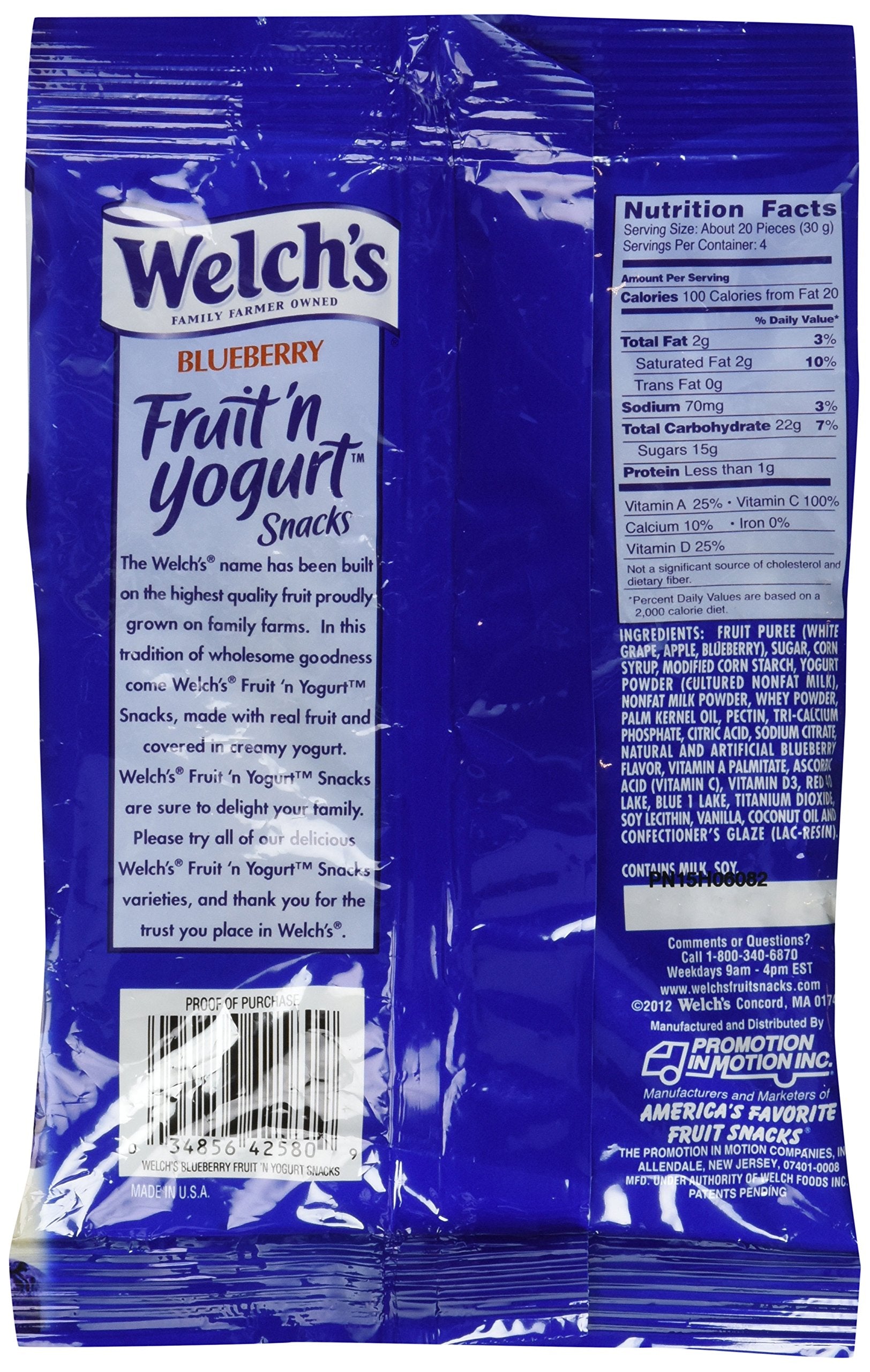 Product image of Welch's Fruit 'n Yogurt Snacks Blueberry 4.25 oz 4.25 oz