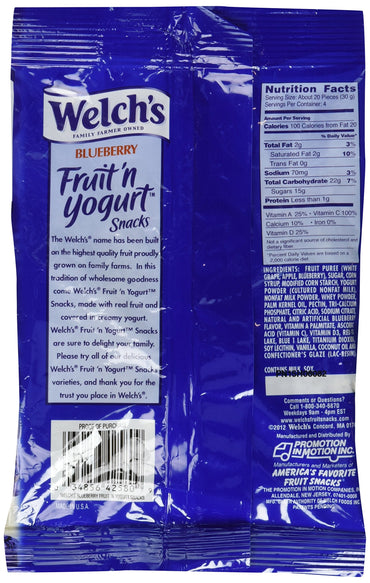 Product image of Welch's Fruit 'n Yogurt Snacks Blueberry 4.25 oz 4.25 oz