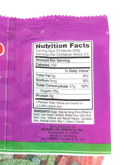 Product image of Haribo Sour Spaghetti Gummies 5 oz 5 oz Pack of 3