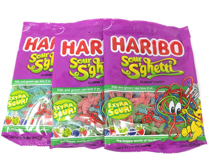 Product image of Haribo Sour Spaghetti Gummies 5 oz 5 oz Pack of 3