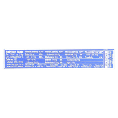 Product image of CLIF Bar Luna Bar Organic Blueberry Bliss 70%+ Organic 1.69 oz 1.69 oz Pack of 15