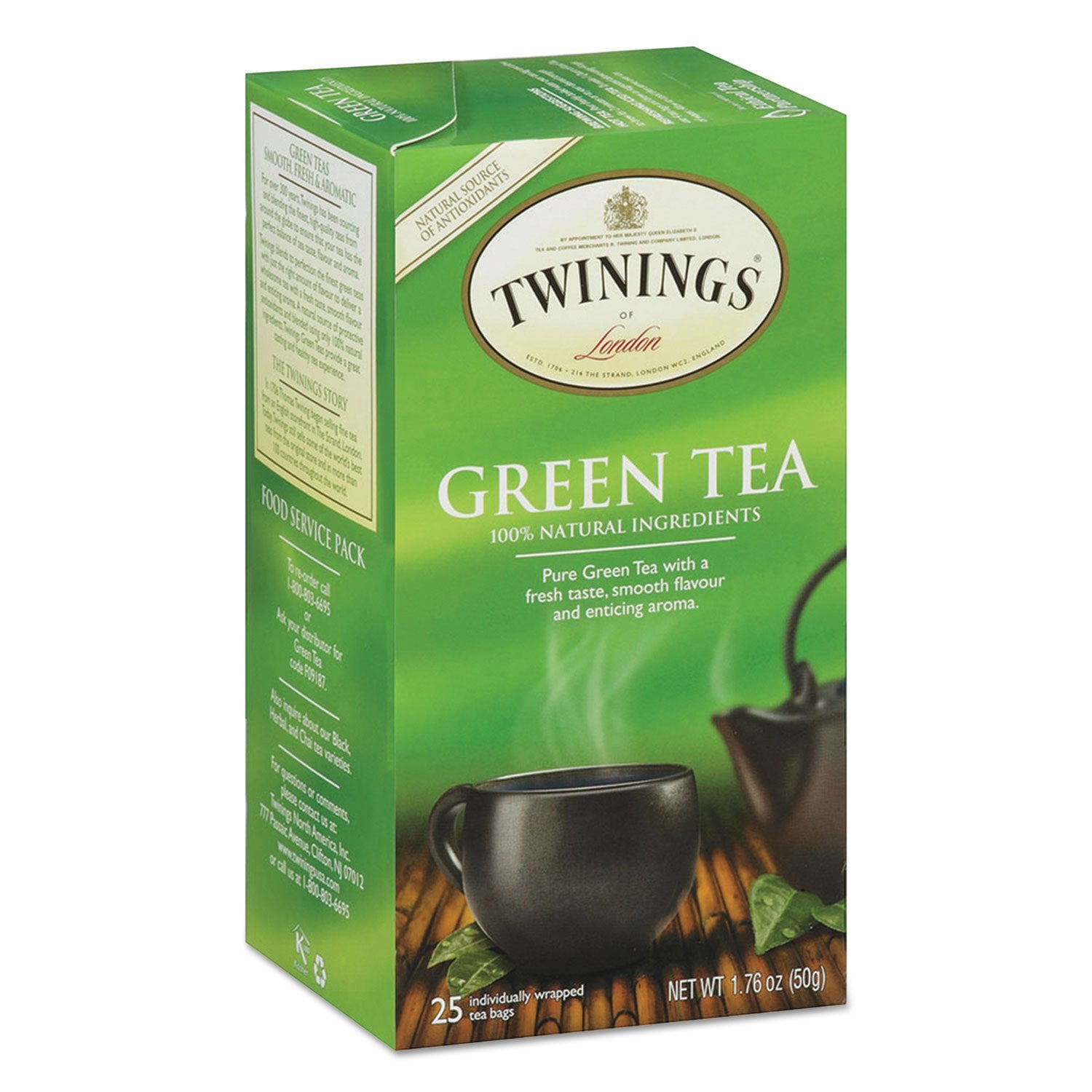 Product image of Twinings Green Tea Bags 1.76 oz 25 ct 1.76 oz 25 Count