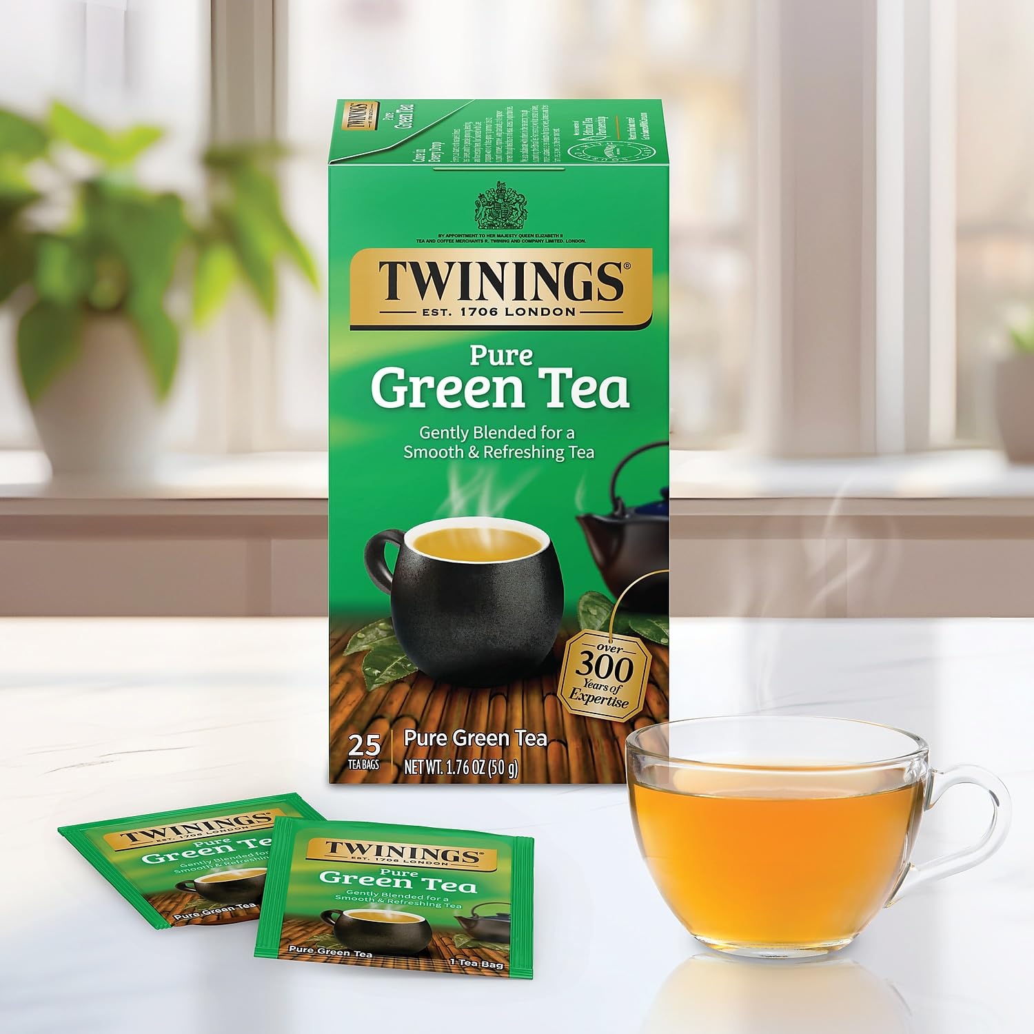 Product image of Twinings Green Tea Bags 1.76 oz 25 ct 1.76 oz 25 Count