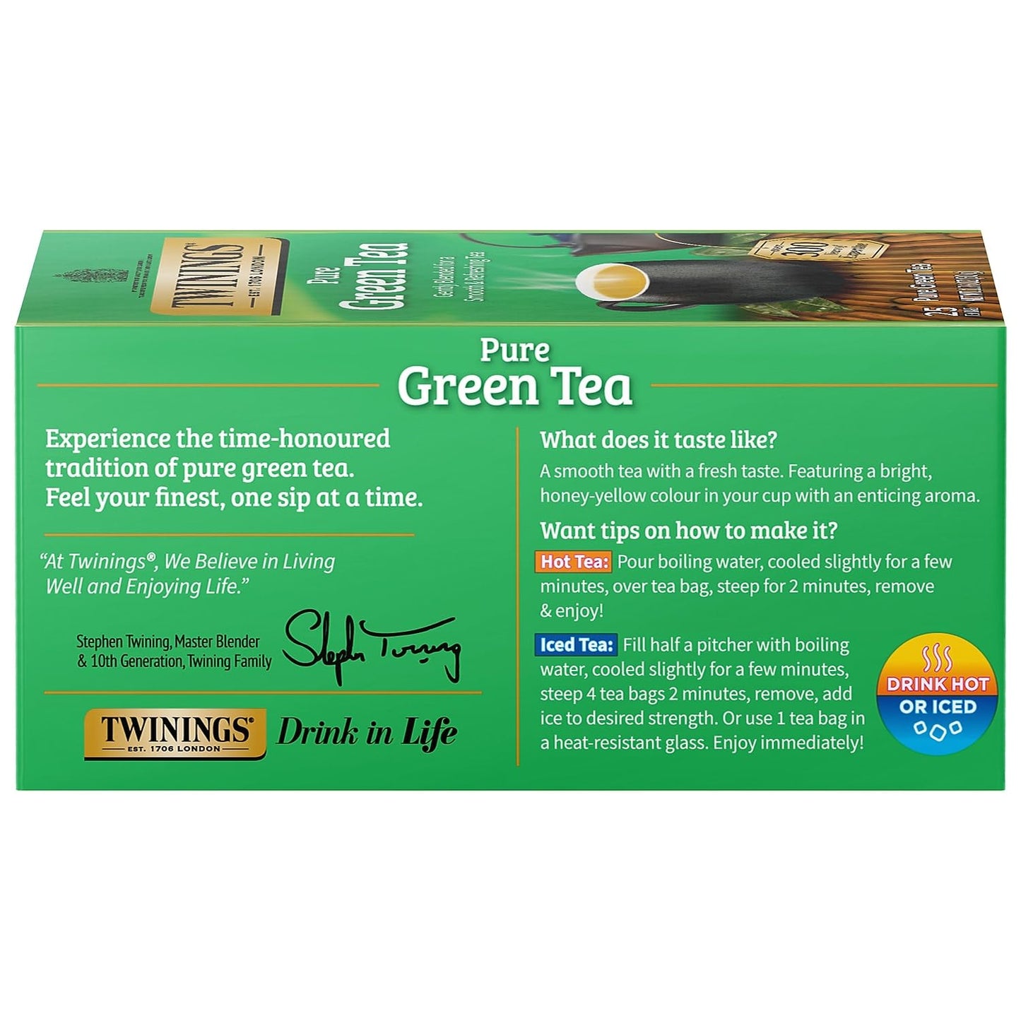 Product image of Twinings Green Tea Bags 1.76 oz 25 ct 1.76 oz 25 Count