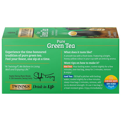 Product image of Twinings Green Tea Bags 1.76 oz 25 ct 1.76 oz 25 Count