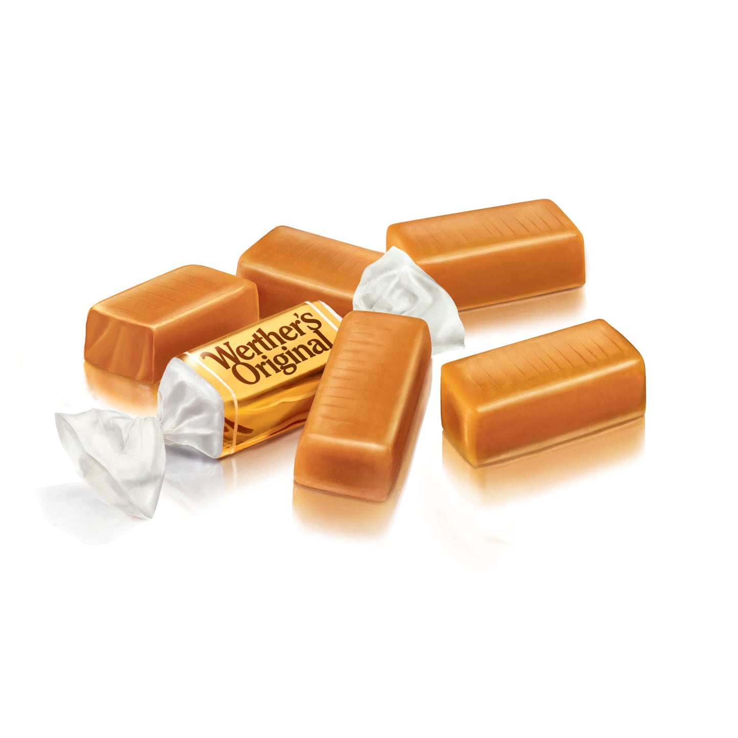 Product image of Werther's Original Chewy Caramel Candy Bags 2.4 oz 2.4 oz Pack of 12