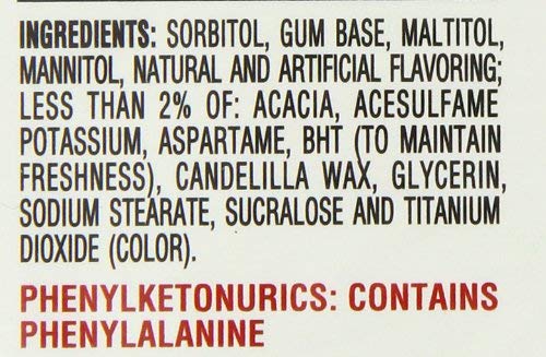 Product image of Trident White Spearmint Chewing Gum Pack of 9