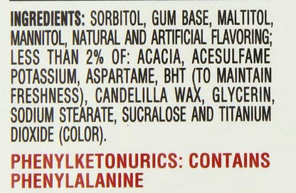 Product image of Trident White Spearmint Chewing Gum Pack of 9