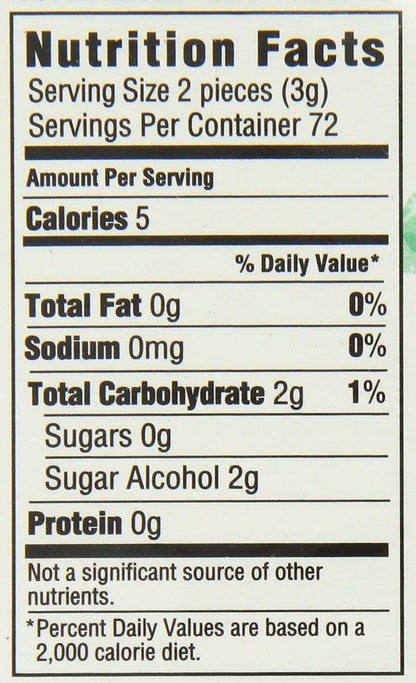 Product image of Trident White Spearmint Chewing Gum Pack of 9