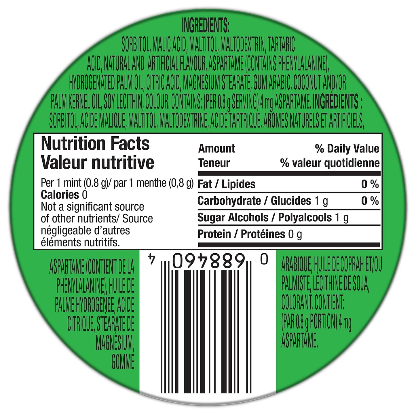 Product image of Ice Breakers Sour Fruits Sugar-Free Chewing Gum 1.5oz Pucks 1.52 oz 1.5 oz Pack of 6